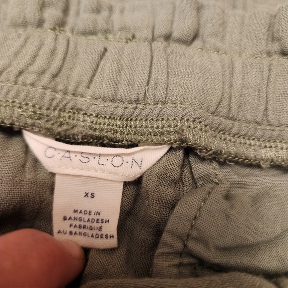 Caslon Sage Green Mini Skirt - Picture 3 of 10